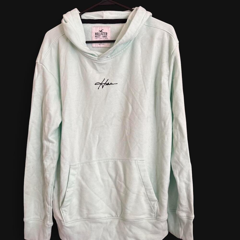 Hollister co mint green hoodie